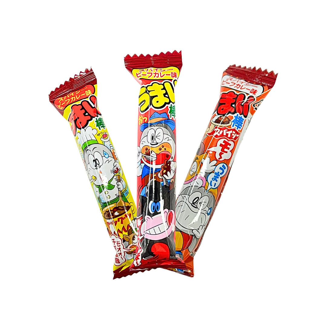 うまい棒スパイシービーフカレー味＊30本入 – Poppy Pop